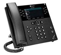 HP Poly VVX 450 - Téléphone VoIP - (conférence) à trois capacité d'appel - SRTP, SIP, SDP - 12 lignes - noir Noir G