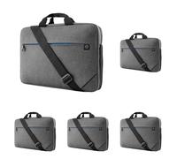 HP Prélude 15,6 "Sac d'ordinateur Portable-(Sangle réglable, Poche rembourrée, Tissu résistant à l'eau), Couleur Grise, Mixte, Gris, 15.6 (Lot de 5)