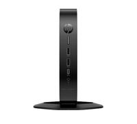 HP Pro t550 - Client léger - USFF - 1 Celeron J6412 / 2 GHz - RAM 8 Go - Flash 32 Go - eMMC - UHD Graphics - 1GbE, Bluetooth 5.2 - WiFi: 802.11a/b/g/n/AC/AX, Bluetooth 5.2 - Noir