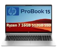 HP ProBook 455 G10 Ordinateur portable professionnel (15,6 po FHD anti-reflet, AMD Ryzen 7 7730U, 16 Go de RAM, 512 Go SSD, (> Intel i7-1255U)) rétroéclairé, empreintes digitales, webcam, Ethernet