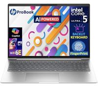 HP Probook 460 Ordinateur portable professionnel alimenté par l'IA Écran IPS FHD+ 16" (Intel Ultra 5 125U (Beats i5-1335u), 16 Go DDR5, SSD PCIe 512 Go, carte graphique Intel, Ko rétroéclairé