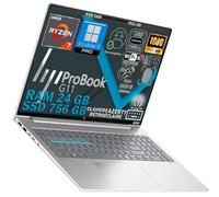 HP PROBOOK 465 G11, Ryzen 7 7735U 4.7Ghz, RAM 24Go DDR5, SSD 756Go, écran 16 FULLHD, WiFi6E, FaceID, Empreinte Digitale, Clavier rétroéclairé, Win11, configuré, AZERTY, Couverture en Aluminium, Slim