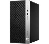 Unité Centrale Hp ProDesk 400 G5 - Micro-tour - 1 x Core i5 8500 / 3 GHz - RAM 4 Go - HDD 500 Go - graveur de DVD - UHD Graphics 630 - GigE - Win 10 Pro 64 bits -