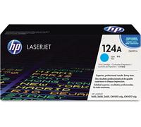 HP Cartouche de toner 124A (Q6001A) Cyan — 2000 pages — pour Color LaserJet 1600