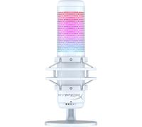 HP QuadCast S - Microphone USB (gris-blanc) - Éclairage RVB, Microphone de PC, -36 dB, 0,05%, 32 Ohm, 90 dB, Omnidirectionnel 519P0AA