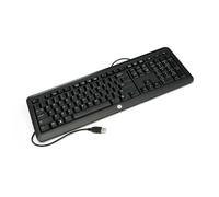 HP QY776AA clavier Bureau USB Noir