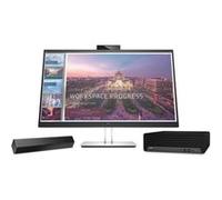 HP S101 - Barre de son - pour moniteur - 2.5 watt - noir (couleur de la grille - noir) - pour HP 280, 34, Z1 G9; Elite 600 G9, 800 G9; EliteDesk 80X G8; Pro 400 G9; ProDesk 405 G8 Noir, Noir G