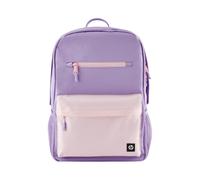 HP Sac à dos Campus Lavande 15.6" Polyester Recyclé 7J597AA : Compartiment Notebook/Tablette, Poche Extérieure, 295x185x435mm, 490g