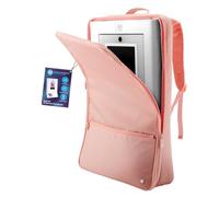 HP Sac à Dos de Voyage pour Sprocket Photobooth - Housse rembourrée avec Sangles réglables et Poche zippée Avant (Rose)