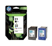 HP SD367AE#442 Cartouche d'encre Noir, Bleu, Rose, Jaune