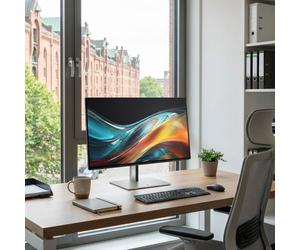 HP Series 7 Pro 724pf Moniteur FHD 24'' Écran FHD 23,8 pouces avec dalle IPS, 100 Hz, rapport de contraste de 1 500:1 et socle ergonomique pour les