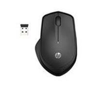 HP - PC Souris Silent 280 M sans Fil, Technologie LED Bleue, réduction du Bruit jusqu'à 90%, 3 Boutons et Roulette de Glissement, Design Ergonomique, récepteur Nano Inclus, Design Moderne, Bleu