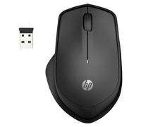 HP Silent 280M - Souris - sans fil - récepteur sans fil USB - noir de jais - pour HP 21, 22, 24, 27; Pavilion 24, 27, 32, TP01