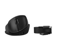 HP Souris ergonomique inclinable 725M, Droitier, RF sans fil + Bluetooth, 6000 DPI, Noir BH0Z5AA#ABB