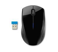HP Souris sans fil 220 Noire, RF 2.4GHz, 2 Boutons, Ambidextre, 80g, Récepteur USB-A, Piles AAA incluses, Compatible Windows/macOS/ChromeOS