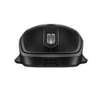 HP Souris sans fil rechargeable 9C2F6AA#ABB, 4000 DPI, 5 boutons programmables, 2.4 GHz, ambidextre, autonomie 1 mois, USB Type-C, Windows/macOS/ChromeOS