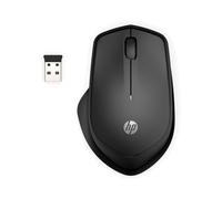 HP Souris Sans Fil Silencieuse 280 - 19U64AA#ABB - Optique 2.4 GHz - 3 Boutons - USB Type-A - 109.5x70.8x40.1mm - 90g - Autonomie 18 Mois - Windows