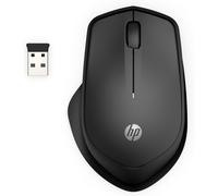 HP - PC Souris Silent 280 M sans Fil, Technologie LED Bleue, réduction du Bruit jusqu'à 90%, 3 Boutons et Roulette de Glissement, Design Ergonomique, récepteur Nano Inclus, Design Moderne, Bleu