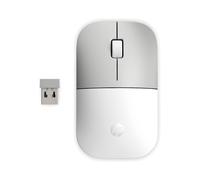HP Souris sans fil Z3700 Blanc Céramique - Optique 1200 DPI - RF 2.4 GHz - Ambidextre - Portée 10m - 1 pile AA - Windows/macOS/ChromeOS
