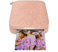 HP Sprocket 200 - Imprimante - couleur - zinc - 50 x 76 mm jusqu'à 0.67 min/page (couleur) - capacité : 10 feuilles - Bluetooth 5.0 - rosé - avec Papier photo HP ZINK Sticky-Backed (10 feuilles) G