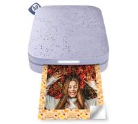 HP Sprocket 2x3 Imprimante photo instantanée pour smartphone - Imprimante mobile couleur sans fil - Photos adhésives Zink- Impression iOS & Android compatibles avec Bluetooth et appli amusante- Violet