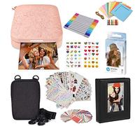 HP Sprocket Couleur Imprimante photo instantanée portable 2x3 (Rose) Pack de démarrage