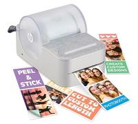 HP Sprocket Imprimante panoramique couleur instantanée portable (Blanc) 2 x 0,5 à 9 pouces Papier adhésif Zinc - Créez des impressions personnalisées, des bandes photo, des étiquettes et des