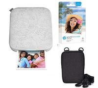 HP Sprocket Imprimante Photo instantanée 3x4 - Kit : 50 Paquets de Papier Zinc, étui