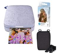 HP Sprocket Imprimante Photo instantanée Portable 2x3 Pouces (Violet) Paquet de Papier Zink