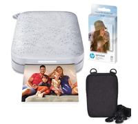 HP Sprocket Couleur Imprimante Photo instantanée Portable 2x3 Pouces (Blanc) Paquet de Papier Zink