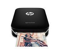 HP Sprocket Imprimante Photo portable (Bluetooth, Impression Couleur sans Encre 5 x 7,6 cm) Noir
