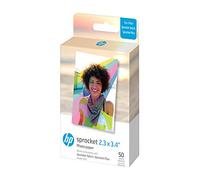 HP Sprocket Lot de 50 Feuilles de Papier Photo Premium Zink 5,8 x 8,6, 50 Pack