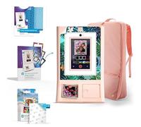 HP Sprocket Photomaton Imprimante Photo Instantanée Rose + Papier Zink (100 Feuilles) + Étui Rembourré + 2 Protecteurs d'Écran + 15 Cadres Autocollants Décoratifs