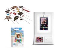 HP Sprocket Photomaton Imprimante Photo Couleur instantanée (Blanc) + Papier Zink (100 Feuilles) + Accessoires Hollywood (1)