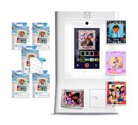 HP Sprocket Photomaton Machine Imprimante Photo Instantanée Couleur (Blanc) Paper Bundle + Papier Photo Zink 3,5 x 4,25” Autocollant (500 Feuilles)