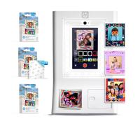 HP Sprocket Photomaton Machine Imprimante Photo Instantanée Couleur (Blanc) Paper Bundle + Papier Photo Zink 3,5 x 4,25” Autocollant (300 Feuilles)
