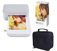 HP Sprocket Studio Imprimante Photo instantanée 4 x 6 Pouces (Blanc) Paquet de Papier Photo