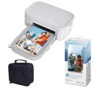 HP Sprocket Studio Plus 10 x 15 cm Imprimante Photo instantanée - Offre groupée : étui et Papier Photo