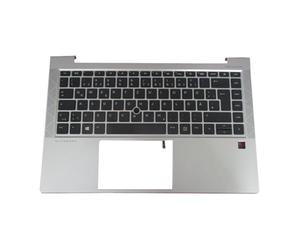 HP SPS-TOPCVR W/KB CP+PS BL German M07090-041, Keyboard, 824557 (German M07090-041, Keyboard, German, Keyboard Backlit, EliteBook 840 G7)