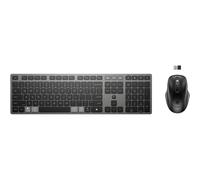 HP STORE 3PL, Taille réelle (100 %), Sans fil, RF sans fil + Bluetooth, Commutateur de touche « ciseaux », Noir, Souris incluse 9T5B0UT#ABF