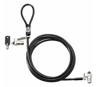 HP T1A65AA Câble Acier Avec Verrou À Double Tête De 10MM Kensington Lock