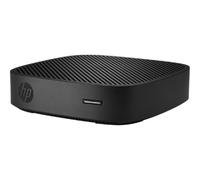 HP t430 - Client léger - DTS - 1 x Celeron N4020 / 1.1 GHz - RAM 4 Go - Flash - eMMC 32 Go - UHD Graphics 600-1GbE - WiFi : 802.11a/b/g/n/AC, Bluetooth 5.0 ThinPro - Noir