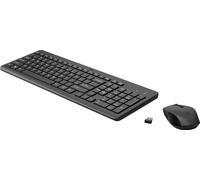 HP Tastatur+Maus 330 Set Kabellos USB-A Schwarz