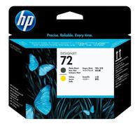 HP Tête d impression 72 Original - Noir mat et jaune - Capacité standard