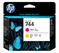 HP Tête d'impression 744 F9J87A Magenta/Jaune authentique (TVA incluse)