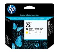 HP Tête d'impression Noir mat, Jaune 72 - C9384A