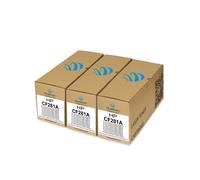 HP toner 3x CF281A 81A compatible LaserJet Enterprise M604 Duston noir