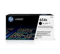 HP 654X toner noir grande capacité LaserJet authentique avec toner ColorSphere