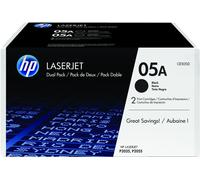 HP toner CE505D 05A 2.300pages noir 2 pcs/paquet
