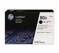 HP Toner d'origine 80X LaserJet Pro 400, Noir, HC, DP